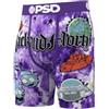 PSD Boxer Uomo Blu Nero Stampa Geometrica | Boxer Elastico in Vita e Microfibra Regalo Originale