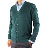 PROFILI DI TOSCANA.Giacca Uomo Bottoni 80% Lana Merinos,Made in Italy Cardigan tg. M-3XL 5 Colori