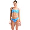 Arena Performance Flowers Bikini Swimsuit Thin Straps Bandeau Sports Training Bathing Suit Bikini Donna (Pacco da 1)