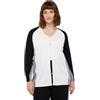 FIORELLA RUBINO: Cardigan Color Block in Misto Viscosa. Stagione Autunno Inverno 2025