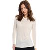 Merino.tech Maglia Lana Merino Donna - 100% Intimo Termico Lana Merino | Maglia donna a maniche lunghe, girocollo/V/U, per sport e outdoor, traspirante, ad asciugatura rapida, delicata