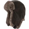 Gajaous Cappello Trapper Invernale Impermeabile, Cappello Bomber in Finta Pelliccia per Donne e Uomini, Cappello Aviatore Termico in Pelle PU con Orecchie Riparate dal Vento per Pattinaggio Caccia
