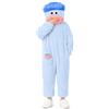 SHUOJIA Onesie Funny Fleece Pyjamas,Silly Onesie Big Mouth Monster,Extra Soft Plush Jumpsuit with Hood And Pockets,Divertente Tutina Indossabile da Notte per Adulti,Tutine Divertenti per Halloween