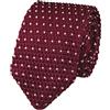 Rosiika Cravatta da uomo in maglia sottile elegante formale design base vintage modello misto casual 6,1 cm cravatta
