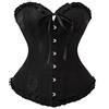 Generico Corsetto Donna Nero Elegante, Bustino Shapewear Lingerie, Stringivita Regolabile Per Donne, Corsetti Feste, Matrimonio, Halloween, Cosplay, Modellante E Confortevole (xs-Xl)
