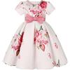 BUNNY LULU Filles Robe inclinée épaule Demoiselle d'honneur des Enfants Bal | Tessuto di alta qualità con fodera morbida delicata sulla pelle, perfetto per occasioni speciali, regalo a sorpresa dai 2 ai