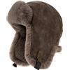 Gajaous Cappello Trapper Invernale Impermeabile, Cappello Bomber in Finta Pelliccia per Donne e Uomini, Cappello Aviatore Termico in Pelle PU con Orecchie Riparate dal Vento per Pattinaggio Caccia