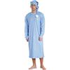 Linjinx Camicia da Notte da Uomo Pigiama a Maniche Lunghe con Scollo Rotondo Caftano Lunga Tunica con Cappuccio Vestaglia Araba Islamica Underwear