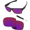 PapaViva Lenti di ricambio e cacciavite per occhiali da sole Oakley TwoFace OO9189 - Vestibilità precisa, resistente ai raggi UV e agli urti