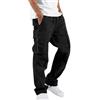 Volemo Pantaloni Cargo Uomo Larghi Elasticizzati Pantalone Tuta Elastico in Vita Tattici Sportivi Joggers Trekking Pantaloni