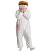 SHUOJIA Onesie Funny Fleece Pyjamas,Silly Onesie Big Mouth Monster,Extra Soft Plush Jumpsuit with Hood And Pockets,Divertente Tutina Indossabile da Notte per Adulti,Tutine Divertenti per Halloween