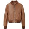 HAOLEI Giacca in Ecopelle Donna Nera PU Giubbotto Ecopelle Donna Corta Giacca Biker Giubbotto Moto Vera Pelle Bomber Manica Lunga con Cerniera Casual Corta Giubbotti, l'autunno e l'inverno