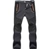 LVCBL Pantaloni da uomo, impermeabili, antivento, leggeri, in softshell, da trekking, S-2XL