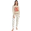 Generico IGAM Pigiama Invernale Donna Hollywoo Milano Serafino Caldo Cotone Interlock