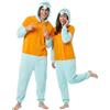 Get Trend Spongebob | Sesame Street Pigiama Uomo e Donna Intero in Pile, Costume Completo Tuta Intera con Cappuccio, Zip e Tasche, Pigiami Invernale Morbido e Caldo, Idee Regalo Divertente per Adulti