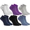 Rainbow Socks - Donna Uomo Colorate Calzini Corti di Cotone - 6 Paia