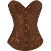 LHHMZ Corsetto da donna a bustino intero, Top corsetto gotico vintage nero, Intimo modellante bustier