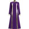 Generico Toga Medievale Rinascimentale Uomo Donna Tunica Lunga Costume Prete Giudice Mago Reale Vintage Retro Festa Teatro Cosplay Mantello con Cappuccio Tessuto Pesante Elegante Autunno