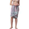 INDIAN CRAFT CASTLE 100% cotone Swimsuit Beach Sarong Cover Ups for Women Swimwear Pareo Indian Hand Block Print Beach Bikini Wrap Skirt