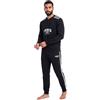 Pyrex Pigiama Uomo Invernale Caldo Cotone Interlock Lungo Manica Lunga | Set Maglia e Pantalone, Maglia Doppia Traspirante, Fondo con Polsino, Elastico Morbido, Taglie M-XXL, Scatola Nera