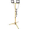 EMOS 2 faretti LED impermeabili GLARO con treppiede, 2 x 50 W da 5000 lm | 2 fari da lavoro con supporto telescopico in ferro, resistenti alle intemperie, ad alta efficienza, bianco neutro