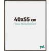 yd. Your Decoration - Cornice 40x55 cm - Antracita - Cornice Decorativa Parete in Plastica con Vetro in acryl - Antiriflesso - 40x55 Cornice - Evry