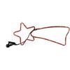 COSE DA CASA Stella Cometa Luminosa Rossa illumnazione di natale 72 luci fisse cm 27x66 | Illuminazione per Interno ed Esterno Decorazione Natalizia