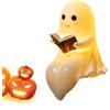 Generico Lanterna Fantasma Di Halloween Centrotavola Halloween Statuina Resina | Statua Fantasma Luminosa Per Casa Ufficio Appartamento Studio Camera Bambini Libreria Comodino e Tavolo