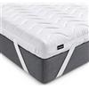 POKAR Topper 110x180 cm Una Piazza e Mezza | Premium 8 cm Comfort | Coprimaterasso Sfoderabile per Letto e Divano | Fodera Lavabile in Lavatrice, Antiscivolo | OEKO-TEX | Made in EU