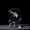 HDCRYSTALGIFTS Fermacarte a forma di tartarughe marine con incisione laser 3D con supporto, sfera piena di vetro da 60 mm, palla decorativa a forma di animale dell'oceano, decorazione per la casa