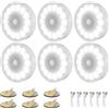 Electight 6 Pezzi Luce a Sensore di Movimento con 14 LEDs, Luce Notturna | Interna LED Ricaricabile USB, 3 Modalità, Adsorbimento Magnetico per Armadietto, Scale, Cucina, Corridoi, Camera, Bianco