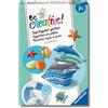 Ravensburger - Be Creative Midi | Sculture in Gesso Delfini | Giochi Creativi Bambina 7 Anni | Gioco Bambina 7 Anni o Più | Kit Lavoretti Creativi per Bambini