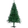 CCLIFE Albero di Natale Piccolo Slim, Albero con Aghi di Pino, 120 cm, Verde, 225 Rami, Cushhom
