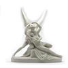 Sconosciuto Cupido & Psiche Alabastro Statua Dio Eros Nudo AMORE & ANIMA Scultura Arte Erotica