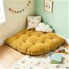 ShowyLive Cuscino angolare da pavimento, 100 x 100 cm, per bambini | Morbido tappetino antiscivolo in flanella per angolo lettura o sala giochi, grande tappeto per camera da letto, meditazione