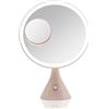 Beautifect Glow - Specchio per il trucco con luci e ingrandimento 5x, USB-C | Ricaricabile, CRI 97+ luce in tre modalità, dimmerabile