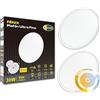 CLAR - Plafoniera LED Soffitto, Plafoniera LED Soffitto Bagno, Plafoniera LED Luce Calda, Plafoniera LED Ultra Slim, Plafoniera Luminosa, Luce Calda 3000K, 30W (Pack 2)