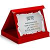 SECONDOTE Targa Personalizzata con Foto, Testo e Logo 20x15 cm | Cofanetto in Velluto Blu e Placca Argentata - Idea Regalo Personalizzabile per Laurea, Pensione e Anniversario - Premium