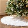 LEMESO Gonna Albero di Natale, Copri Base Albero Natale | Tappeto Bianco 78cm, Copertura Piede, Decorazioni Natalizie per La Casa