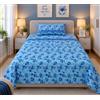 GX GARGIX Completo Letto 1 Piazza e Mezza in Flanella Calda e Morbida, Set Lenzuola Invernali con Lenzuolo Sopra, Sotto e Federa, Vari Colori e Fantasie