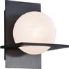 Lucande Applique dimmerabile (Moderno) colore Nero, in Metallo ad es. Corridoio applique