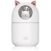 Nuyhadds Mini umidificatore - Diffusore di aromi USB a forma di gatto, 300 ml | diffusore silenzioso per oli essenziali, umidificatore notturno, umidificatore per gatti, USB, per ufficio, auto, cameretta d