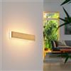 AOLED Lampada da parete a LED Lampada da parete in bambù per interni 3000K Lampada da corridoio Lampada da camera da letto Lampada da soggiorno 12W 30CM Lampada da parete per tromba delle scale balcone