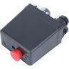 OVAQUIXI Pressostato Compressore Aria, 220V G1/4, 0.5-1.2MPa | Valvola di Controllo Meccanica, Costruzione in Materiale Durevole, Sistemi per Compressori 220V, Porta G1/4, Corrente