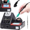 Techrebal Aifen Stazione di saldatura A5 Pro + per punte C115 con controllo della temperatura su pallone intervallo di temperatura 100-450 C potenza 160 W modalità stand-by