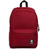 Invicta Zaino Scuola Carlson Plain, Rosso, New Way, Zaino Mono Scomparto Con Tasca Porta PC, Scuola & Tempo libero, Unisex