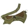 GURU SHOP Borsa Laterale Festival Ethno, Marsupio, Marsupio Elf - Verde Oliva/marrone, Unisex - Adulti, Cotone, Size:One Size, Sidebags Fanny Pack