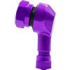 JoyousMall Steli della valvola per pneumatici senza camera d'aria in lega di alluminio, per auto, moto, moto, a prova di perdite, nucleo in metallo CNC (viola)