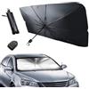 Giutsaull Ombrello Parasole Universale Per Auto Parabrezza Interno Pieghevole Protezione Raggi UV, Ombrello Parasole Auto, Parasole Parabrezza Auto, Telo Proteggi Cruscotto Copriparabrezza dal Sole
