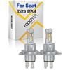 ROADSUN Lampadine LED Per Fari Auto, 20000LM, 6000K Bianco, Abbaglianti e Anabbaglianti H4, Lampadine alogene a LED per la guida notturna, For Seat Ibiza MK4 2012-2017